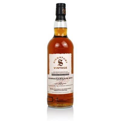 Bunnahabhain Staoisha 2014 100 Proof Edition #61, Signatory Vintage