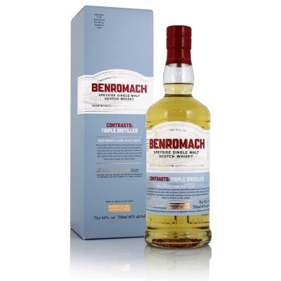 Benromach Triple Distilled, Bourbon Cask Matured
