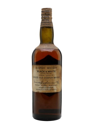 Black & White / Bottled 1930s / Spring Cap