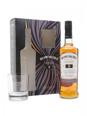 Bowmore 9 Year Old / Glass Set