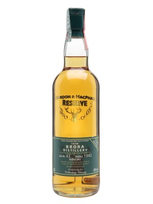 Brora 1982 / Bottled 2002 / Reserve / Cask #43 / Gordon & MacPhail