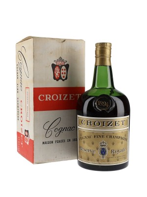 Croizet 1894 Cognac / Reserve Royale / Fine Champagne / Bottled 1960s