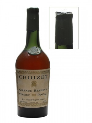 Croizet 1928 Cognac / Grande Reserve / Bottled 1950s