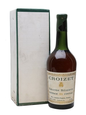 Croizet 1914 Cognac / Grande Reserve / Bottled 1950s
