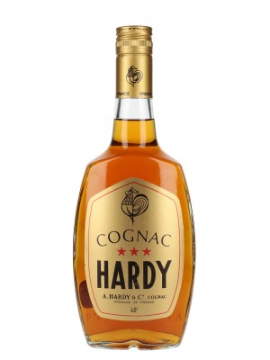 Hardy 3 Stars Cognac / Bottled 1980s