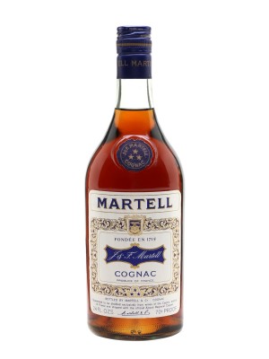 Martell 3 Stars Cognac / Bottled 1970s