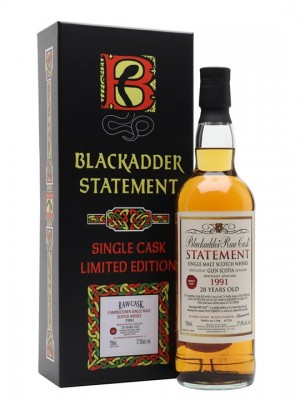 Glen Scotia 1991 / 28 Year Old / Blackadder Statement No 33
