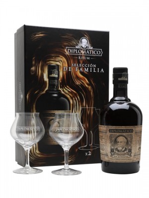 Diplomatico Seleccion de Familia Rum / 2 Glass Set