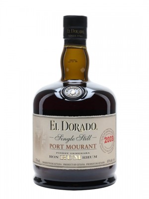 El Dorado Port Mourant 2009 Single Still Rum
