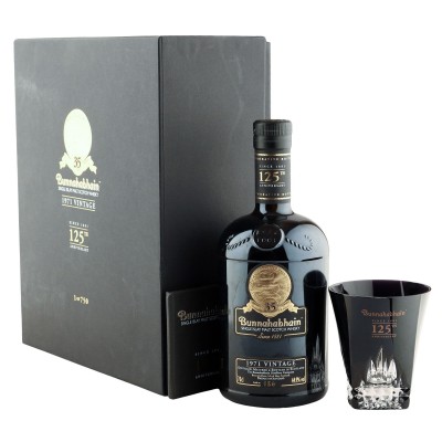 Bunnahabhain 1971 35 Year Old, 125th Anniversary 2006 Bottling with Presentation Set