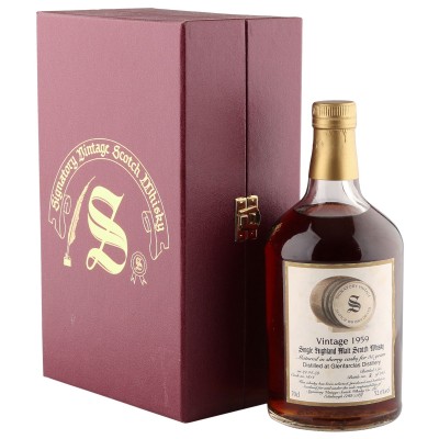 Glenfarclas 1959 35 Year Old, Signatory Vintage 1995 Bottling with Case