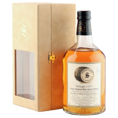 Glenury Royal 1975 26 Year Old, Signatory Vintage 2002 Bottling with Case