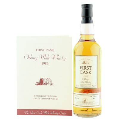 Highland Park 1986 21 Year Old, First Cask Malt Whisky Circle, Cask 2263