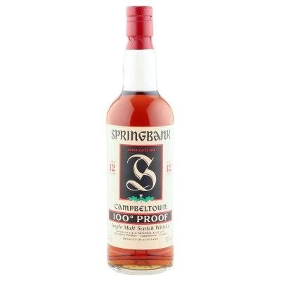 Springbank 12 Year Old, 100 Proof Nineties Bottling - 57% ABV