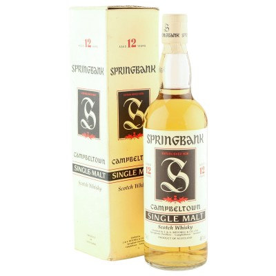 Springbank 12 Year Old, Nineties Red Thistle Bottling with Box