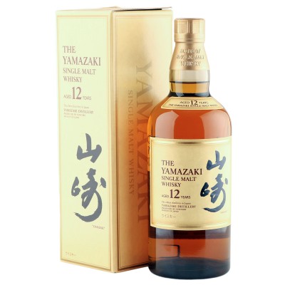 Suntory Yamazaki 12 Year Old, Japanese Single Malt Whisky, Old Style Presentation with Box