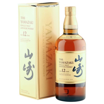 Suntory Yamazaki 12 Year Old, Japanese Single Malt Whisky, US Import with Box