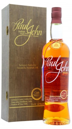 Paul John Unpeated Single Cask #4611 (UK Exclusive)