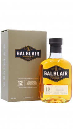 Balblair Highland Single Malt Scotch 12 year old