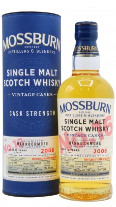 Mannochmore Mossburn No.16 Single Malt 2008 10 year old