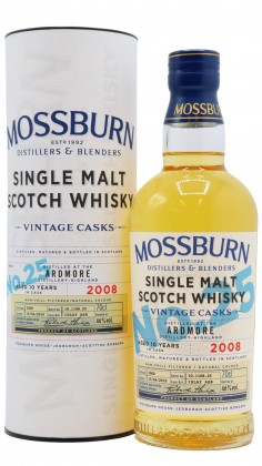 Ardmore Mossburn No.25 Single Malt 2008 10 year old