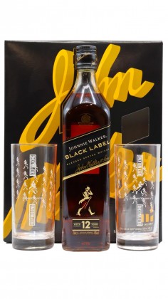 Johnnie Walker Black Label 12 Year Old Glass Pack