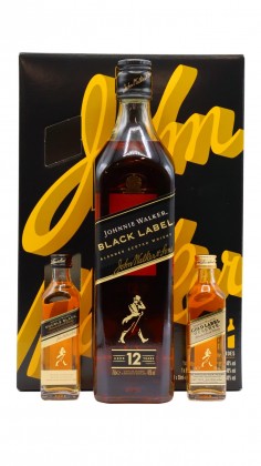 Johnnie Walker Black Label & Miniatures Gift Pack 12 year old