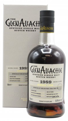 GlenAllachie Speyside Single PX Puncheon #6495 1989 32 year old