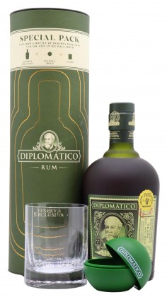 Diplomatico Glass, Ice Mould & Reserva Exclusiva Rum