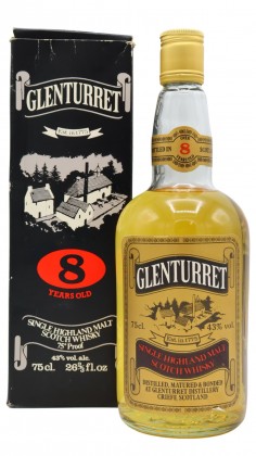 Glenturret Single Highland Malt (Old Bottling) 8 year old