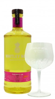 Whitley Neill Crystal Copa Glass & Pineapple Gin