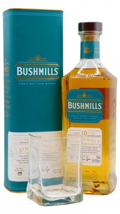 Bushmills Glass & Irish Single Malt 10 year old