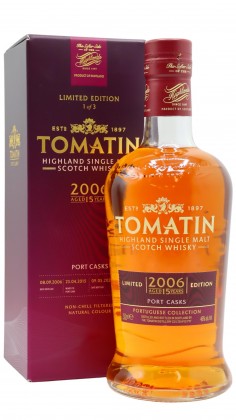 Tomatin Portuguese Collection - Port Cask 2006 15 year old