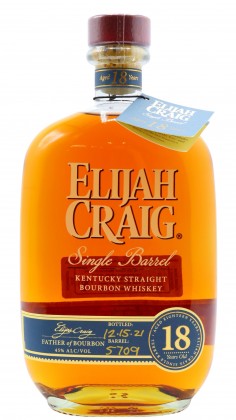 Elijah Craig Single Barrel Kentucky Straight Bourbon 18 Year Old