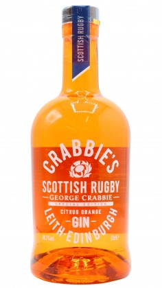 Crabbie Scottish Rugby Citrus Orange Gin