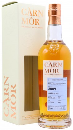 Royal Brackla Carn Mor Strictly Limited - American Oak Cask Fini 2009 13 year old