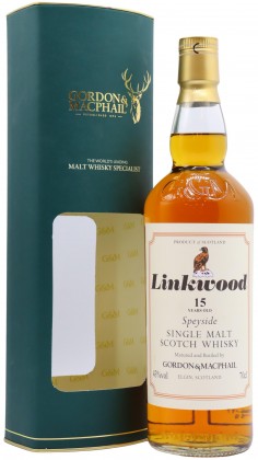 Linkwood Gordon & MacPhail - Distillery Labels (Old Bottlin 15 year old