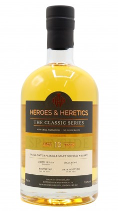 Heroes & Heretics Batch #1 Speyside Single Malt 12 year old