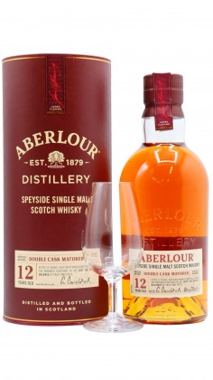 Aberlour Tasting Glass & Speyside Single Malt 12 year old