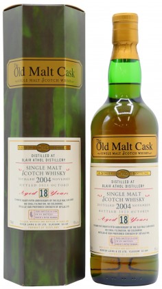 Blair Athol Old Malt Cask 25th Anniversary Single Cask #56900 2004 18 year old