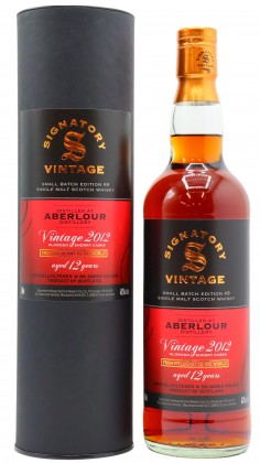 Aberlour Signatory Small Batch #9 2012 12 year old