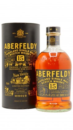 Aberfeldy Napa Valley Red Wine Cask 15 year old
