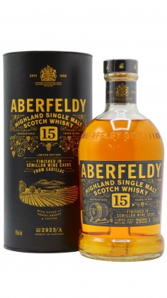Aberfeldy Cadillac White Wine Cask Matured 15 year old