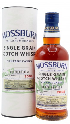 North British Mossburn Vintage Cask Batch #37 2008 15 year old