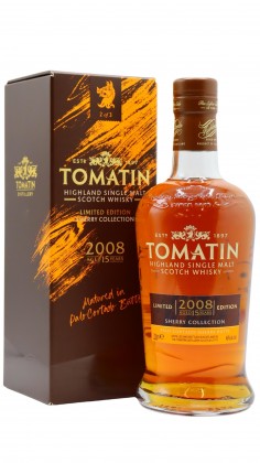 Tomatin Sherry Collection - Palo Cortado Cask 2008 15 year old
