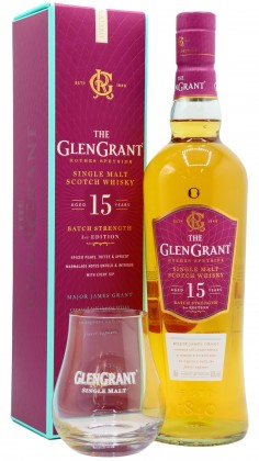 Glen Grant Spey Tasting Glass & Single Malt 15 year old