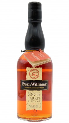 Evan Williams Single Barrel Vintage Kentucky Straight Bourbon 2015 7 Year Old