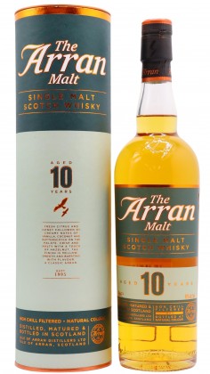 Arran Single Malt Scotch (Old Bottling) 10 year old