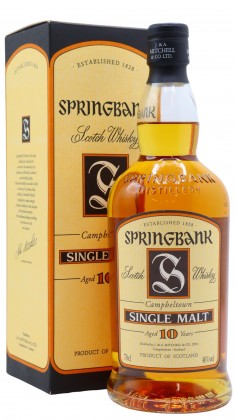 Springbank Campbeltown Single Malt (old bottling) 10 year old