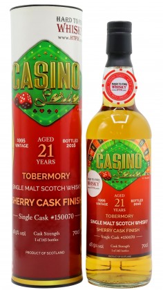 Tobermory Casino Series - Single Sherry Cask #150070 Roulett 1995 21 year old